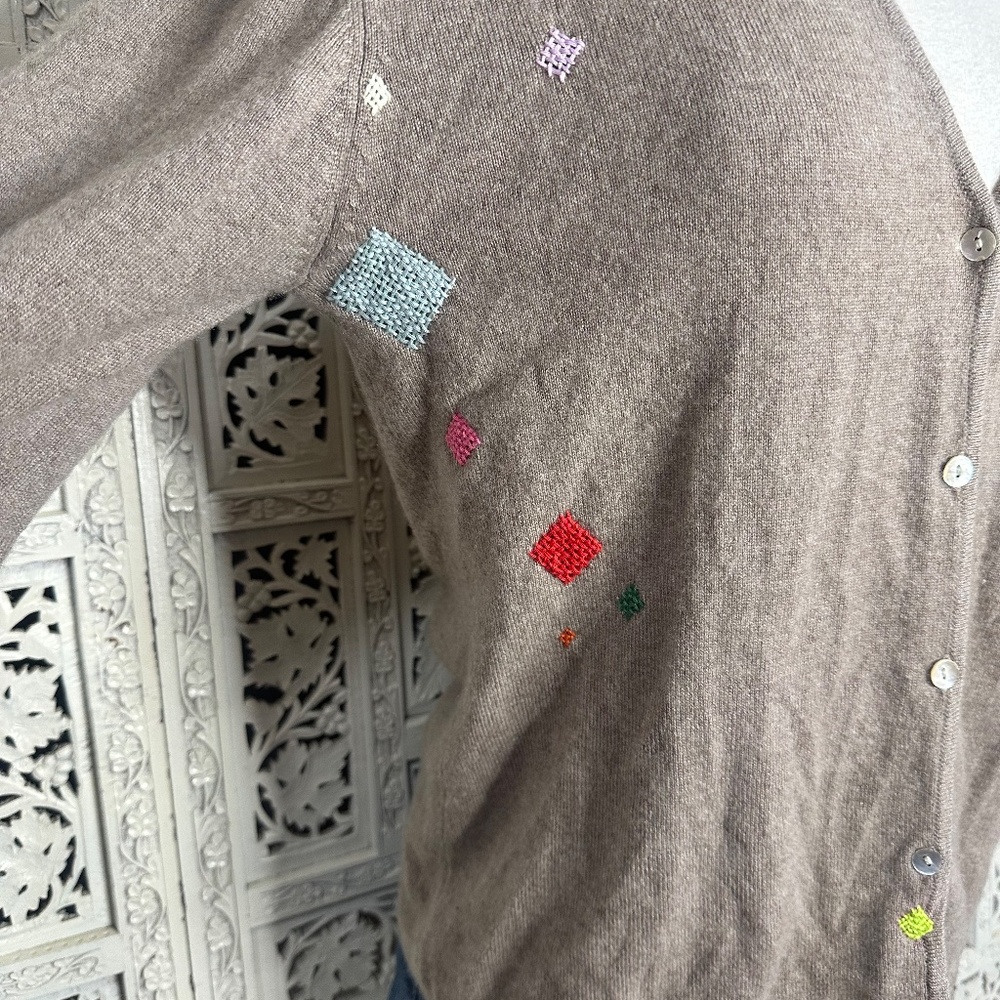 Classiques Entier Brown Tan Patchwork Soft 100% C… - image 3